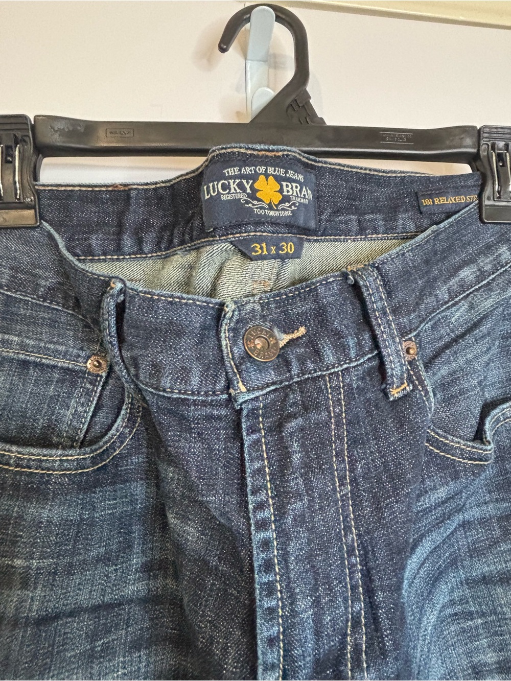Lucky Brand 181 Relaxed Straight Jeans Size 31×30 - Picture 4 of 13